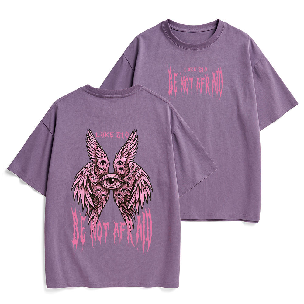 Be Not Afraid Seraphim Christian Heavy Cotton T-Shirt