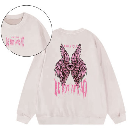 Be Not Afraid Seraphim Christian Washed Sweatshirt