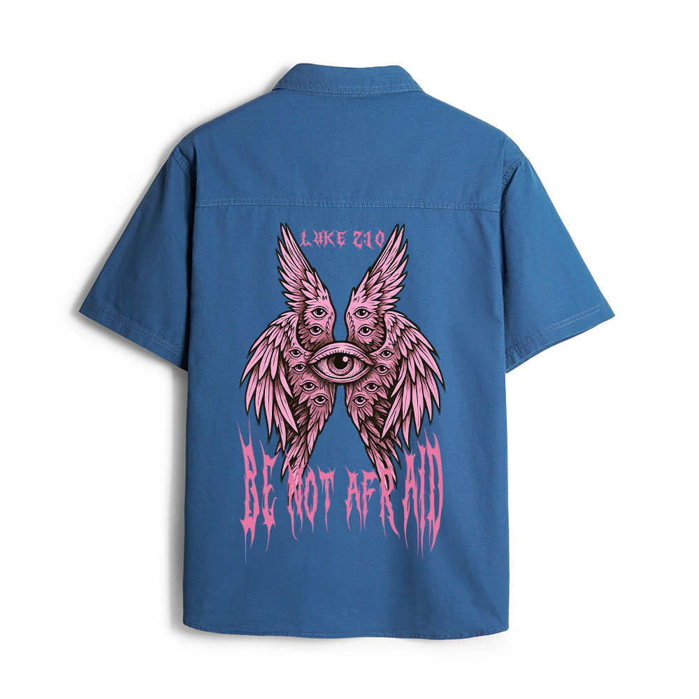 Be Not Afraid Seraphim Christian Work Shirt 