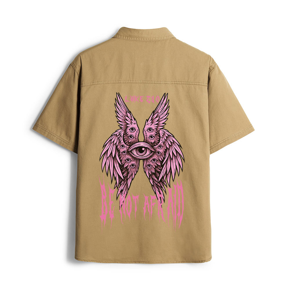 Be Not Afraid Seraphim Christian Work Shirt 