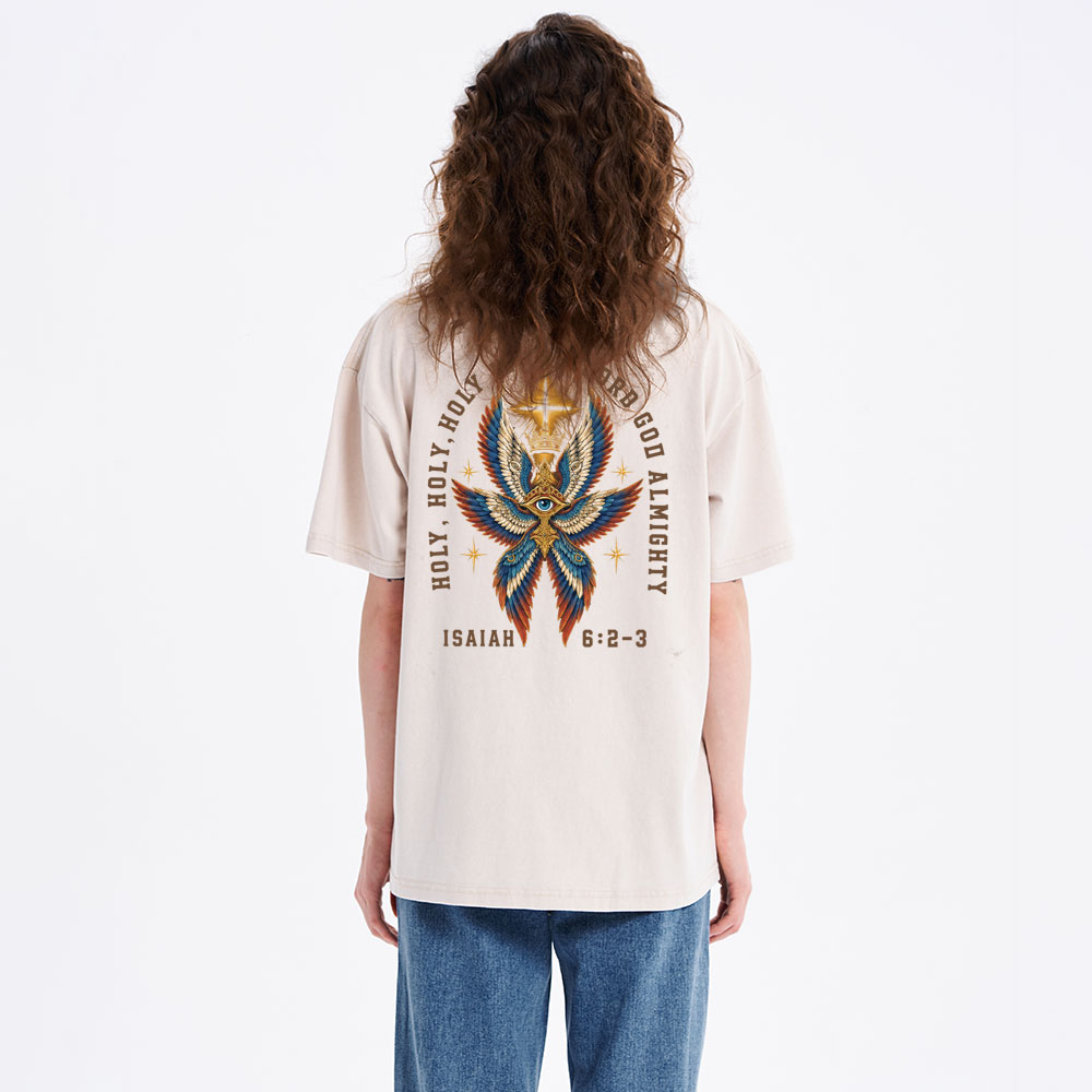 Be Not Afraid Christian Washed T-Shirt