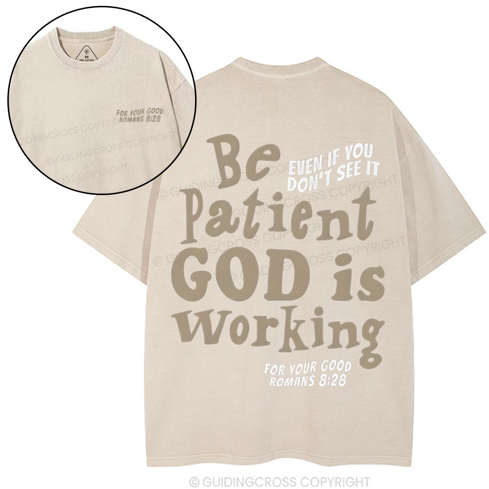 Double-sided sample washed T-Shirt Sale - GuidingCross