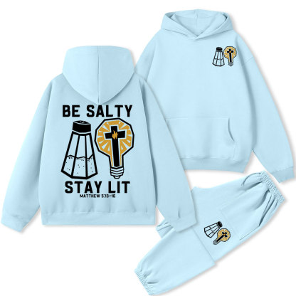 Be Salty Stay Lit Premium Fleece Hoodie Set