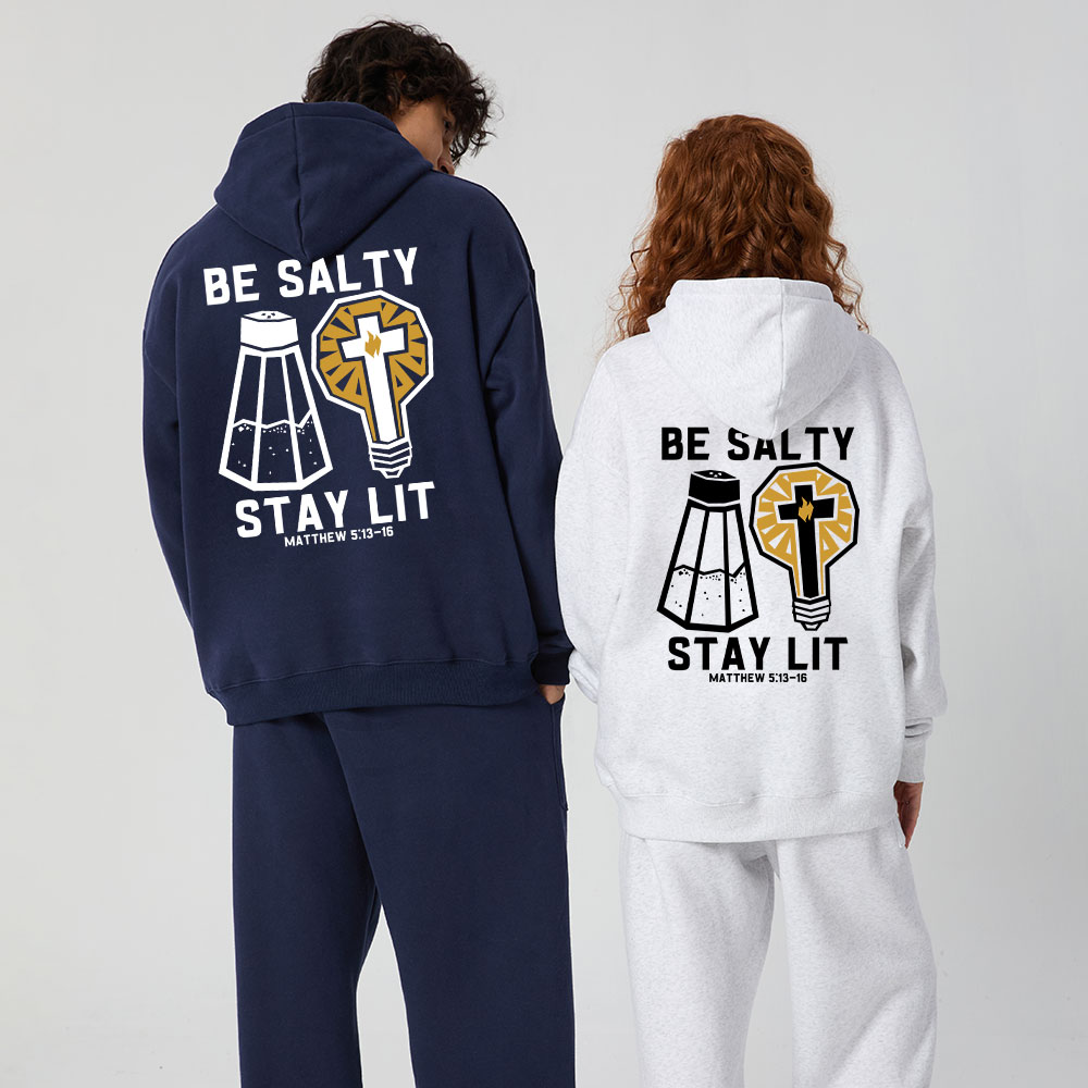 Be Salty Stay Lit Premium Fleece Hoodie Set
