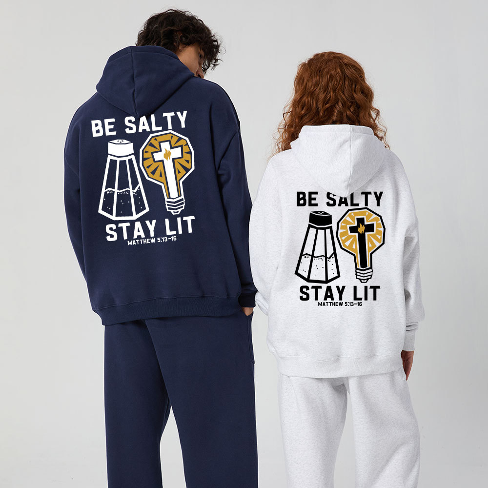 Be Salty Stay Lit Premium Fleece Hoodie Set