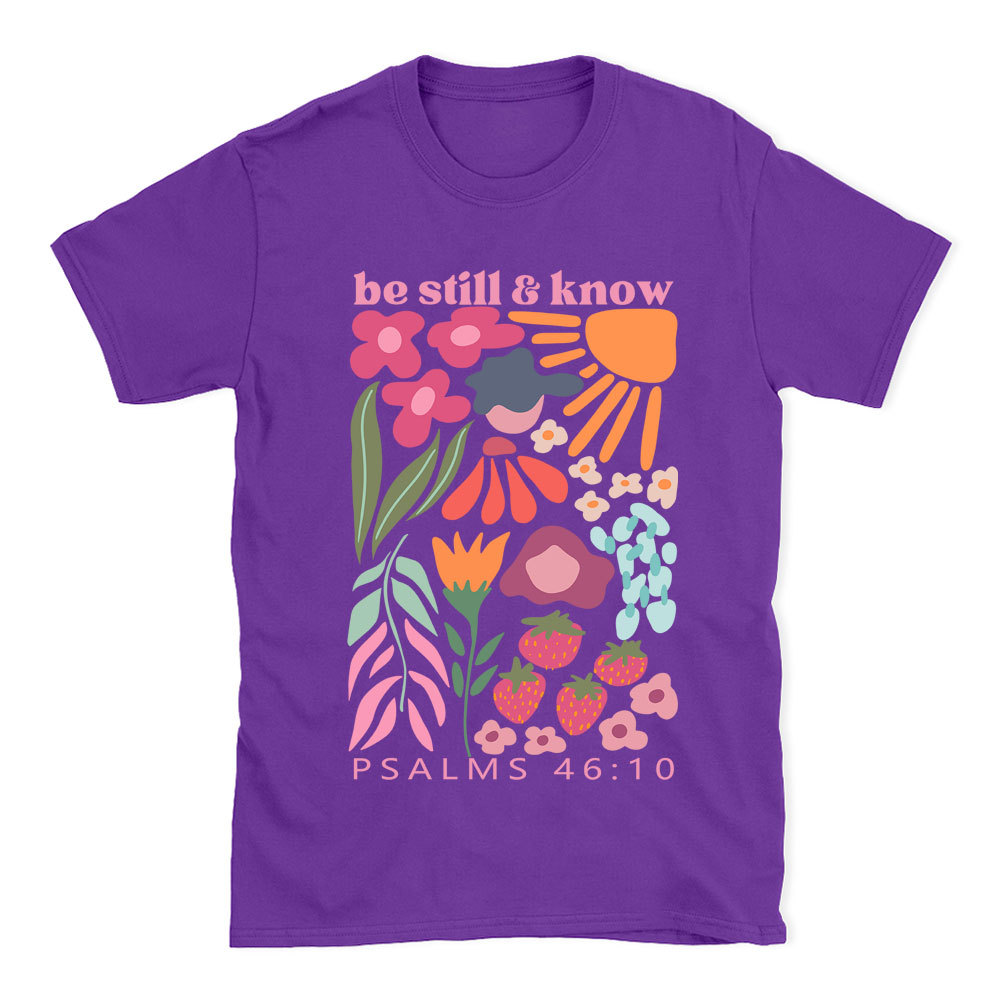 Be Still And Know Boho Christian T-Shirt