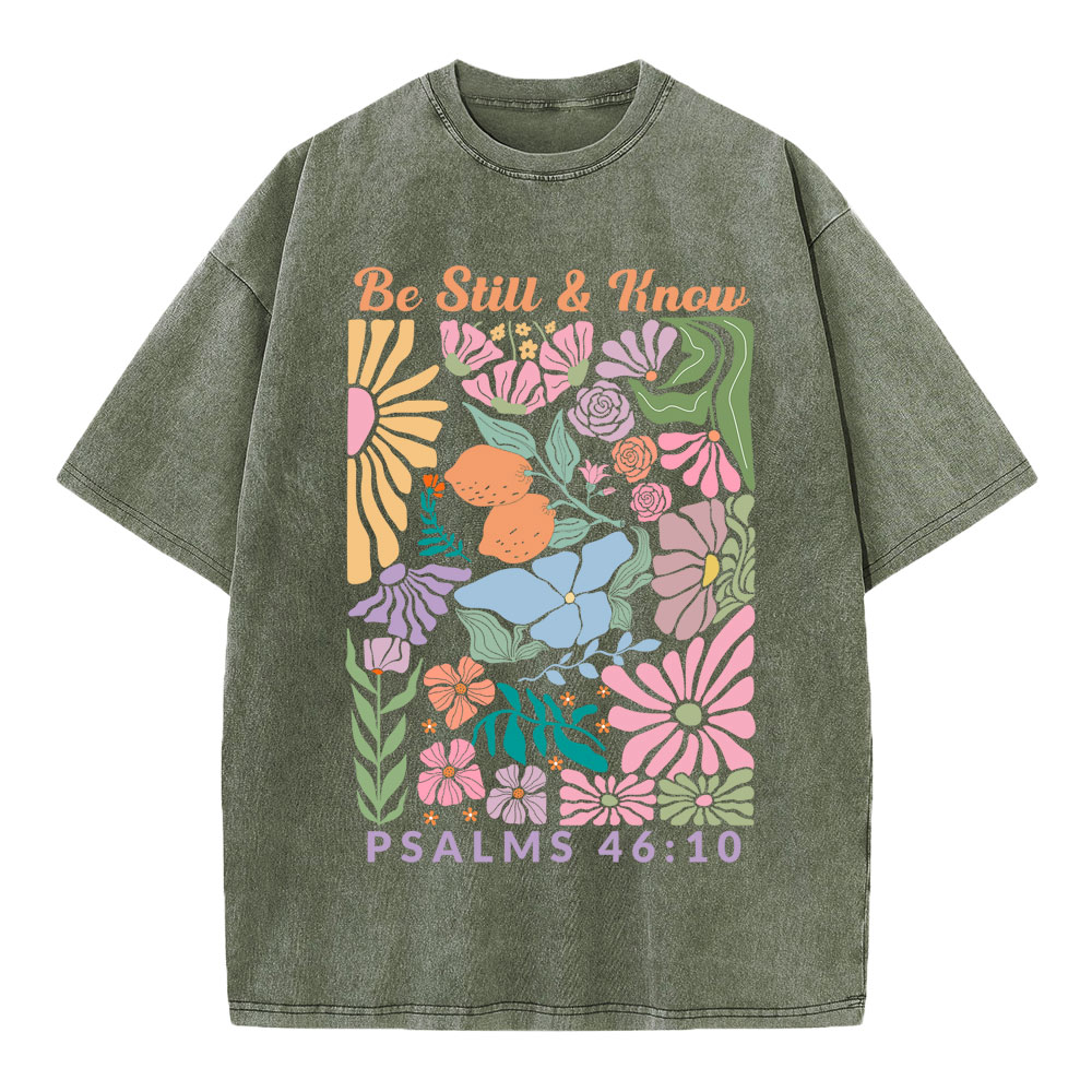 Be Still & Know Butterfly T-Shirt Be Still & Know Butterfly T-Shirt