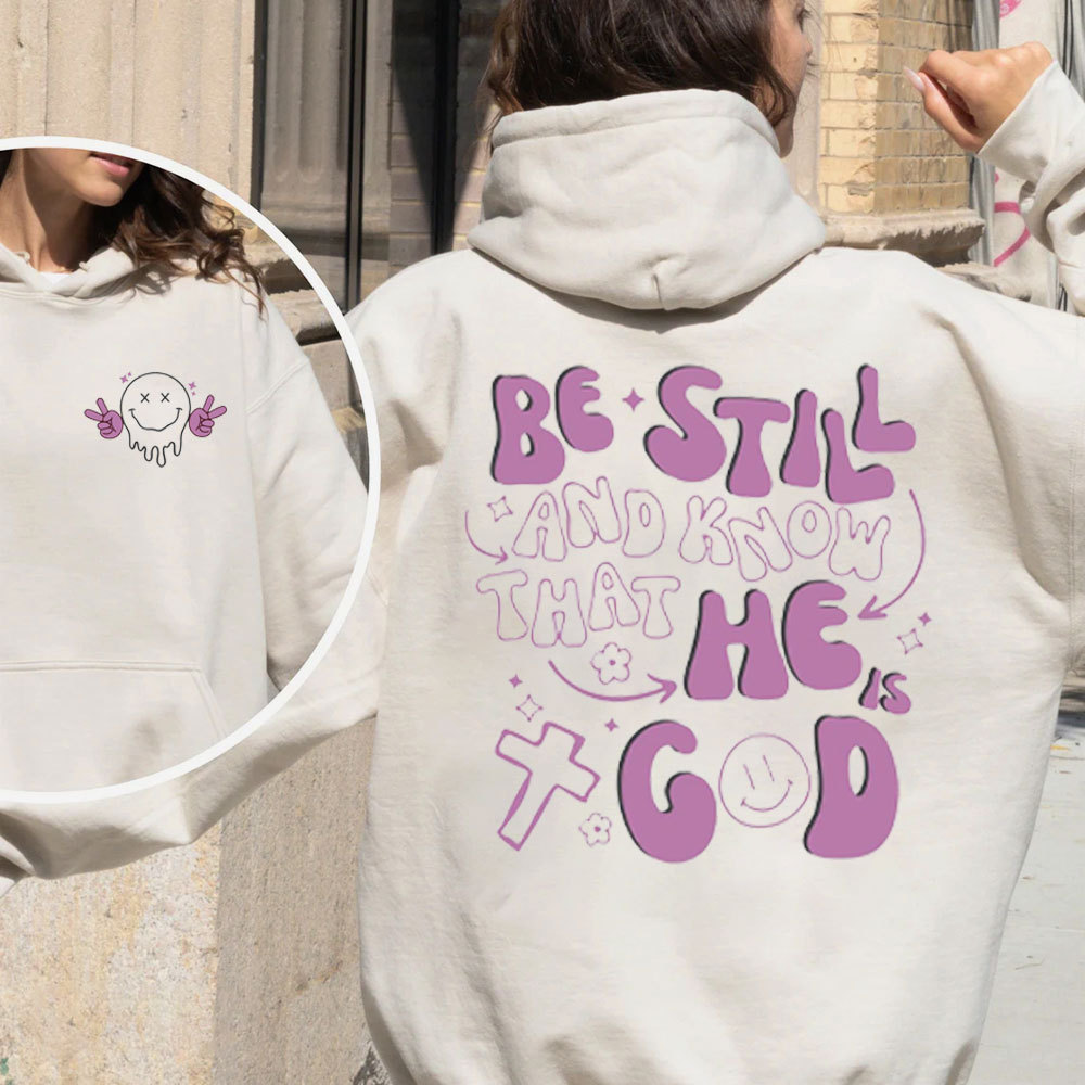 Be Still And Know Christian Fleece Hoodie Set