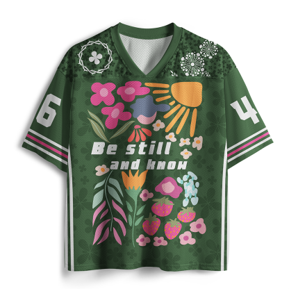 Be Still And Know Christian Mesh Jersey