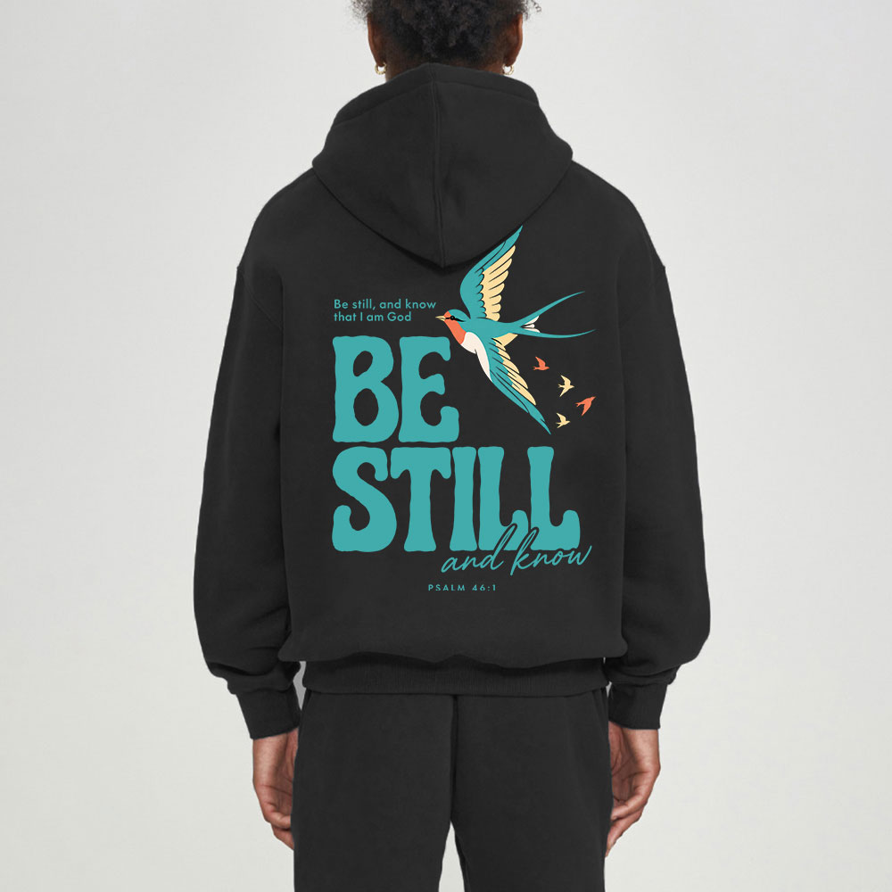 Be Still And Know Christian Premium Fleece Hoodie Set