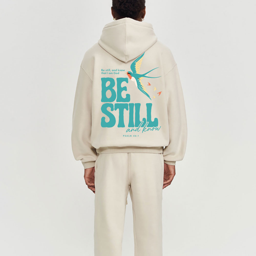 Be Still And Know Christian Premium Fleece Hoodie Set