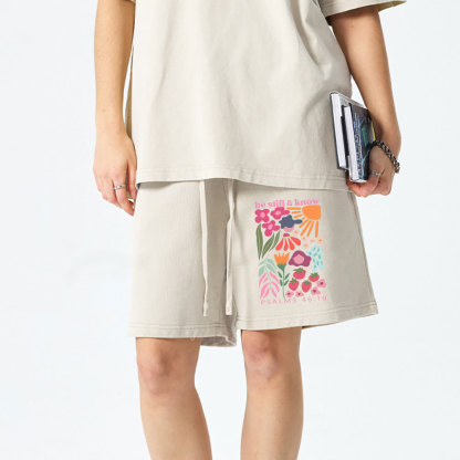 Be Still And Know Christian Washed Shorts