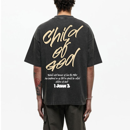 Child Of God Christian Washed T-Shirt