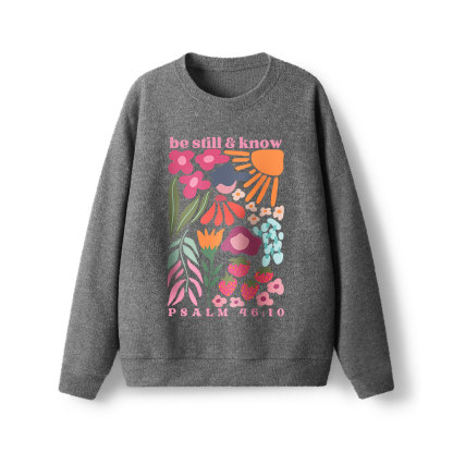 Be Still And Know Lightweight Sweater