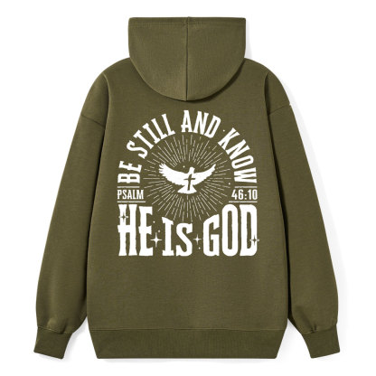 Be Still and Know Classic Christian Hoodie