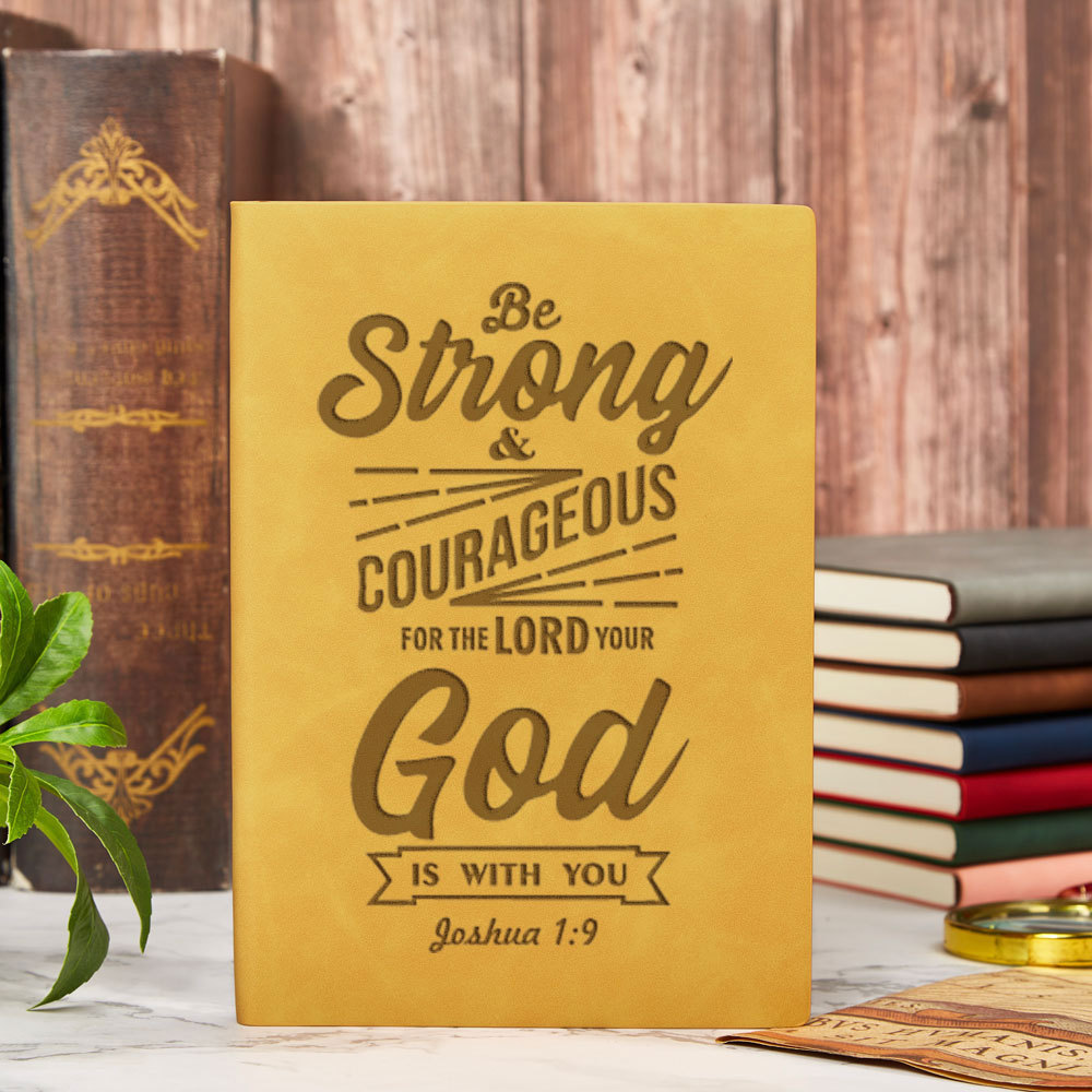 Be Strong And Courageous Christian Notebooks