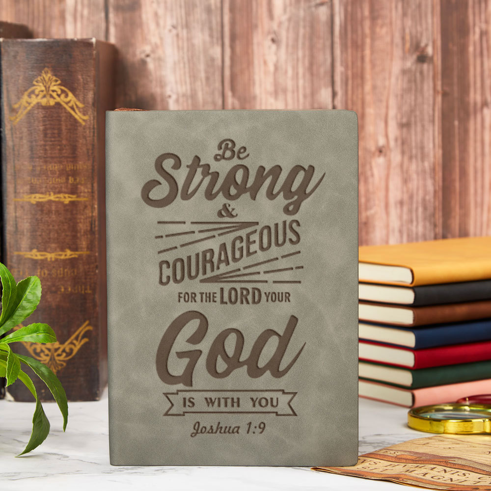 Be Strong And Courageous Christian Notebooks