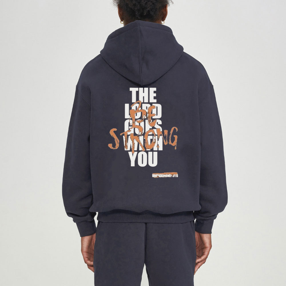 Be Strong Christian Fleece Hoodie Set