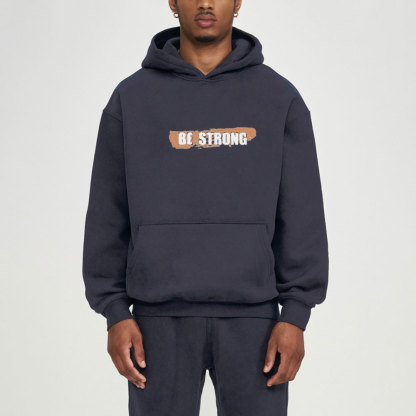 Be Strong Christian Fleece Hoodie Set