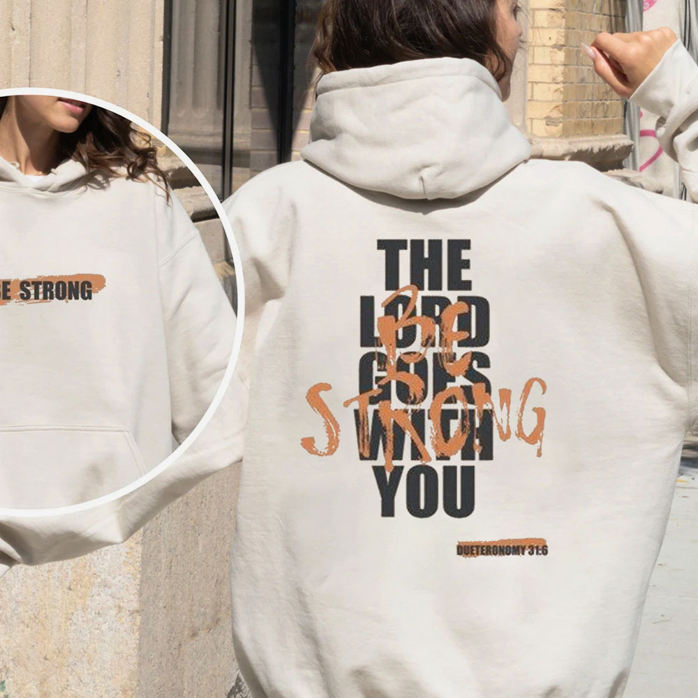 Be Strong Christian Fleece Hoodie Set