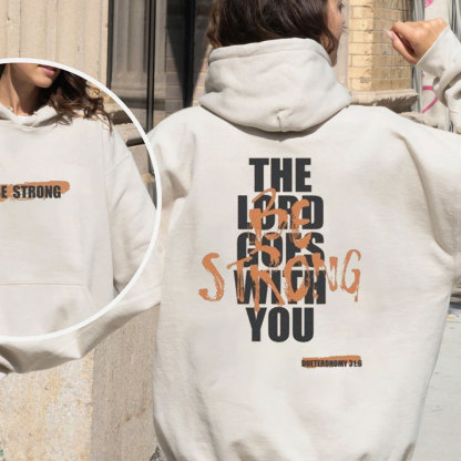 Be Strong Christian Fleece Hoodie Set