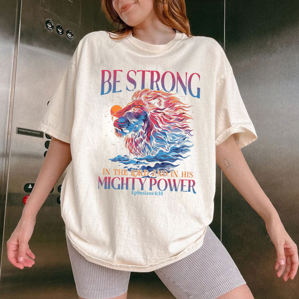 Be Strong Christian Washed T-Shirt