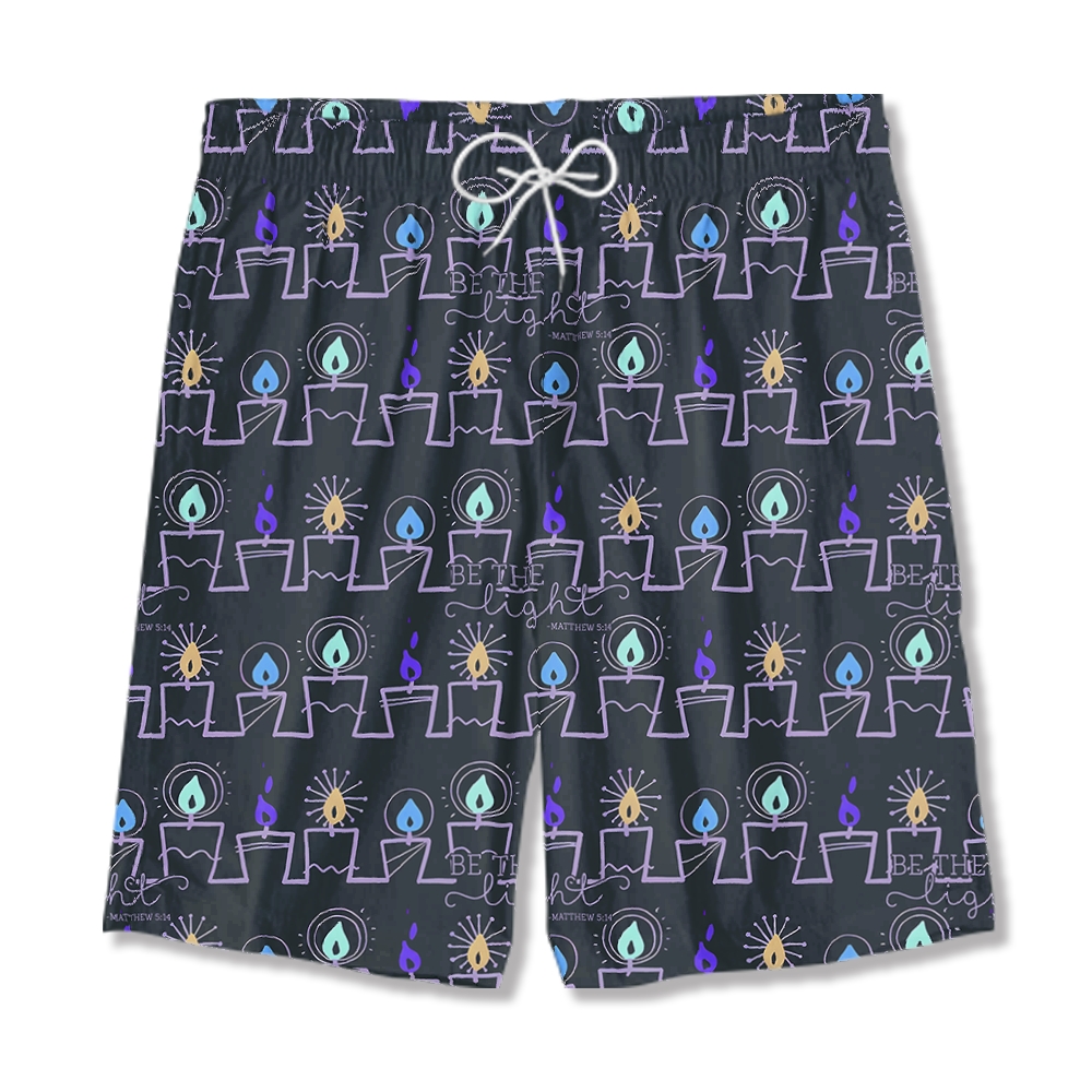 Be The Light Christian Blue Hawaiian Shirt 