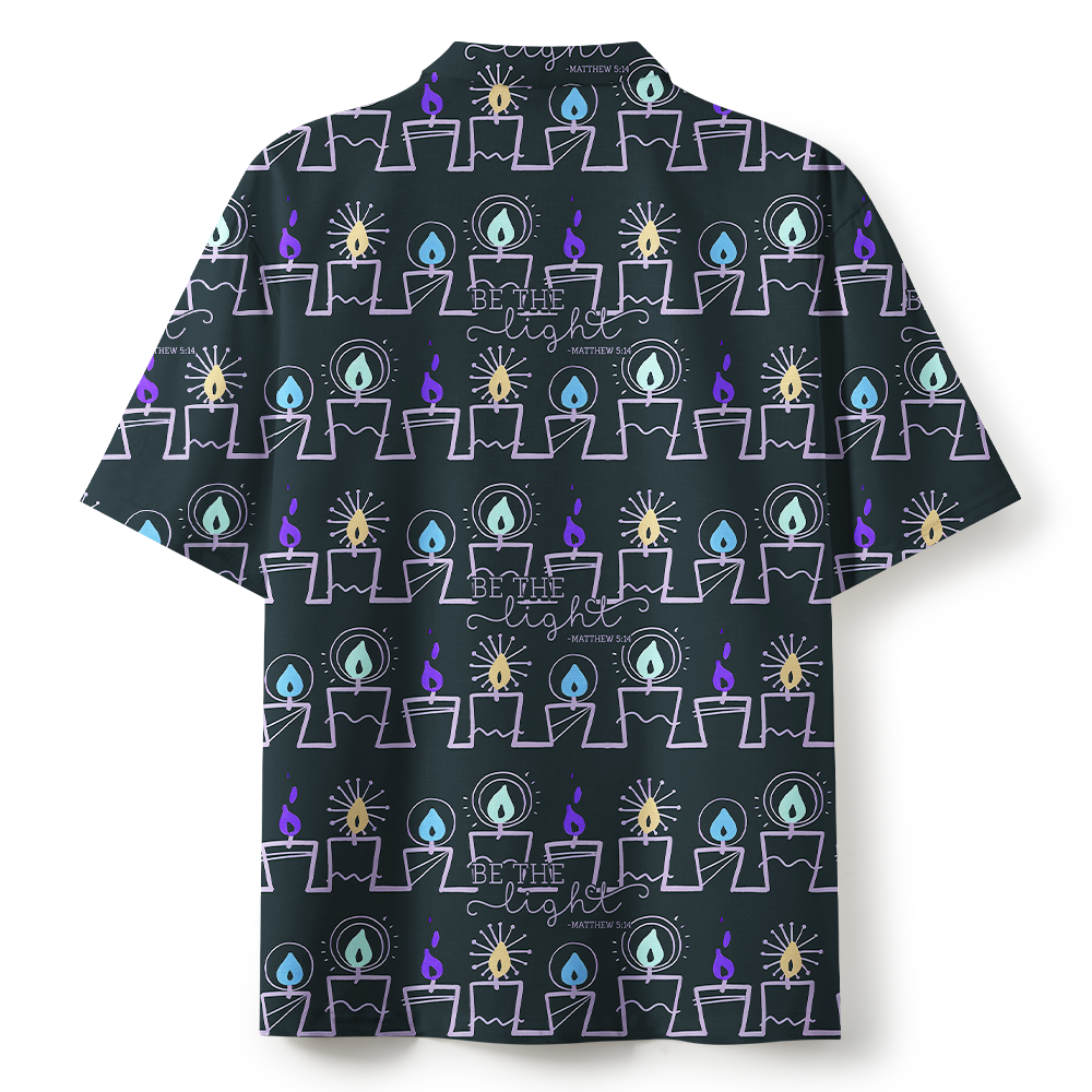 Be The Light Christian Blue Hawaiian Shirt 