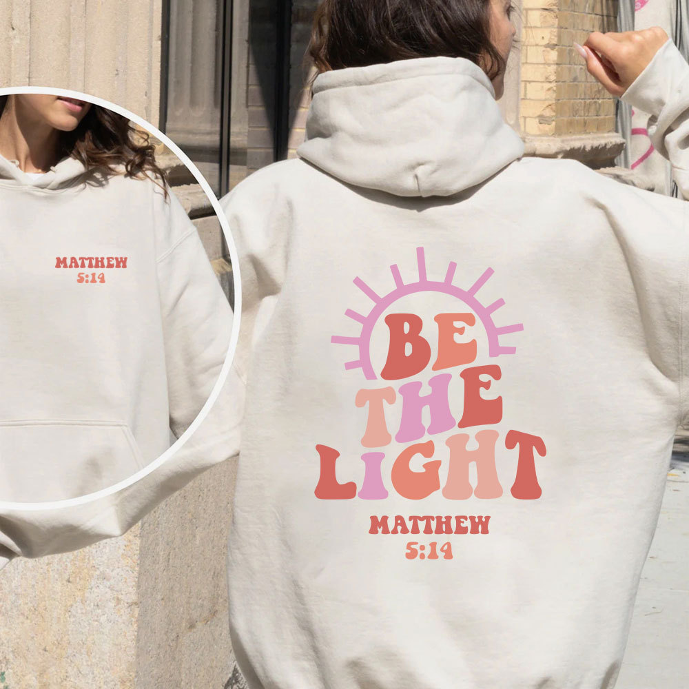 Be The Light Christian Fleece Hoodie Set