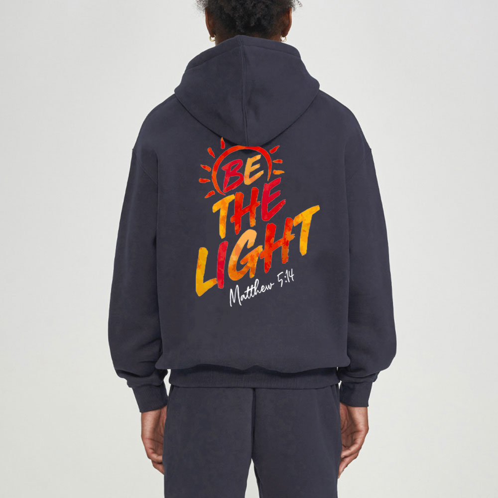 Be The Light Christian Fleece Hoodie Set