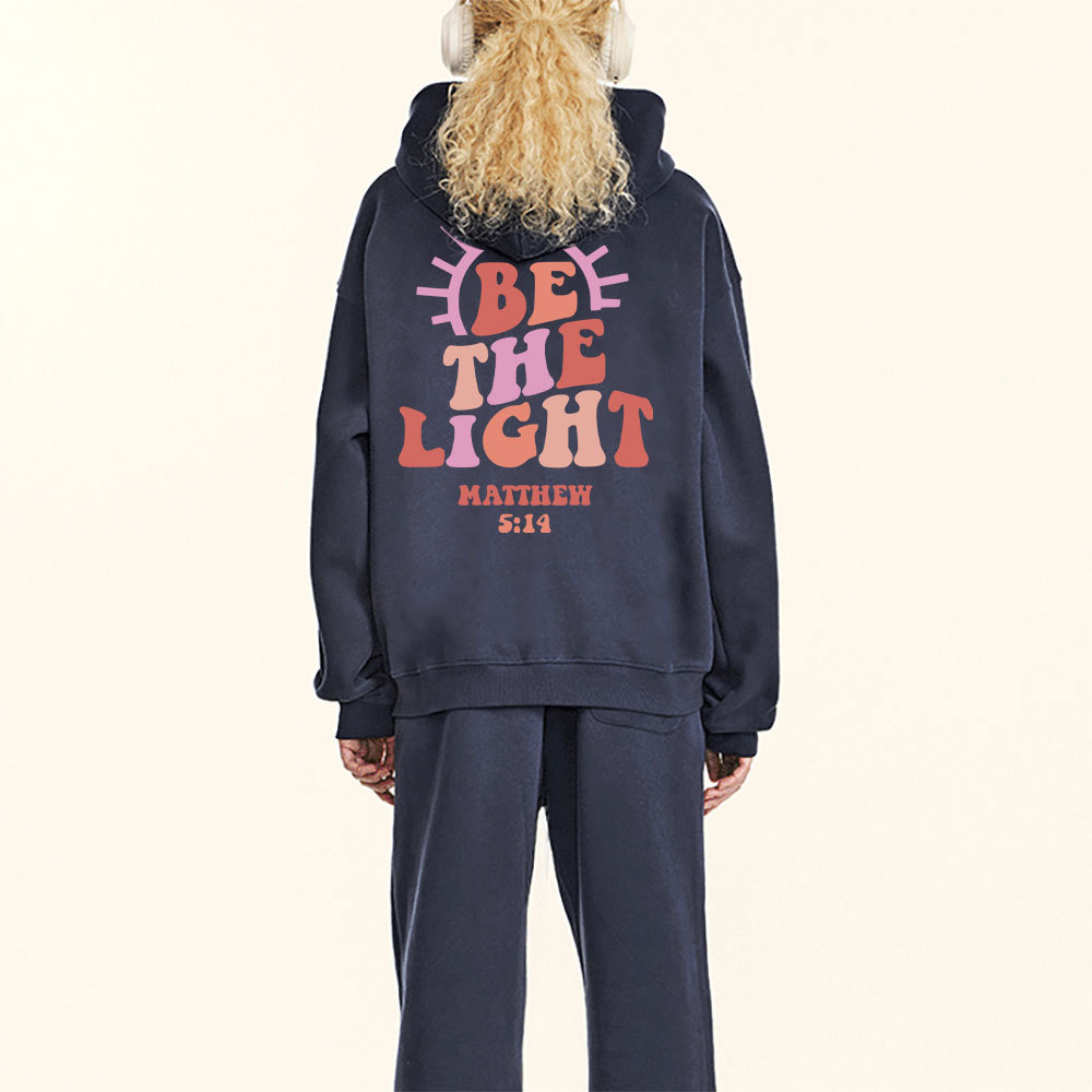 Be The Light Christian Fleece Hoodie Set