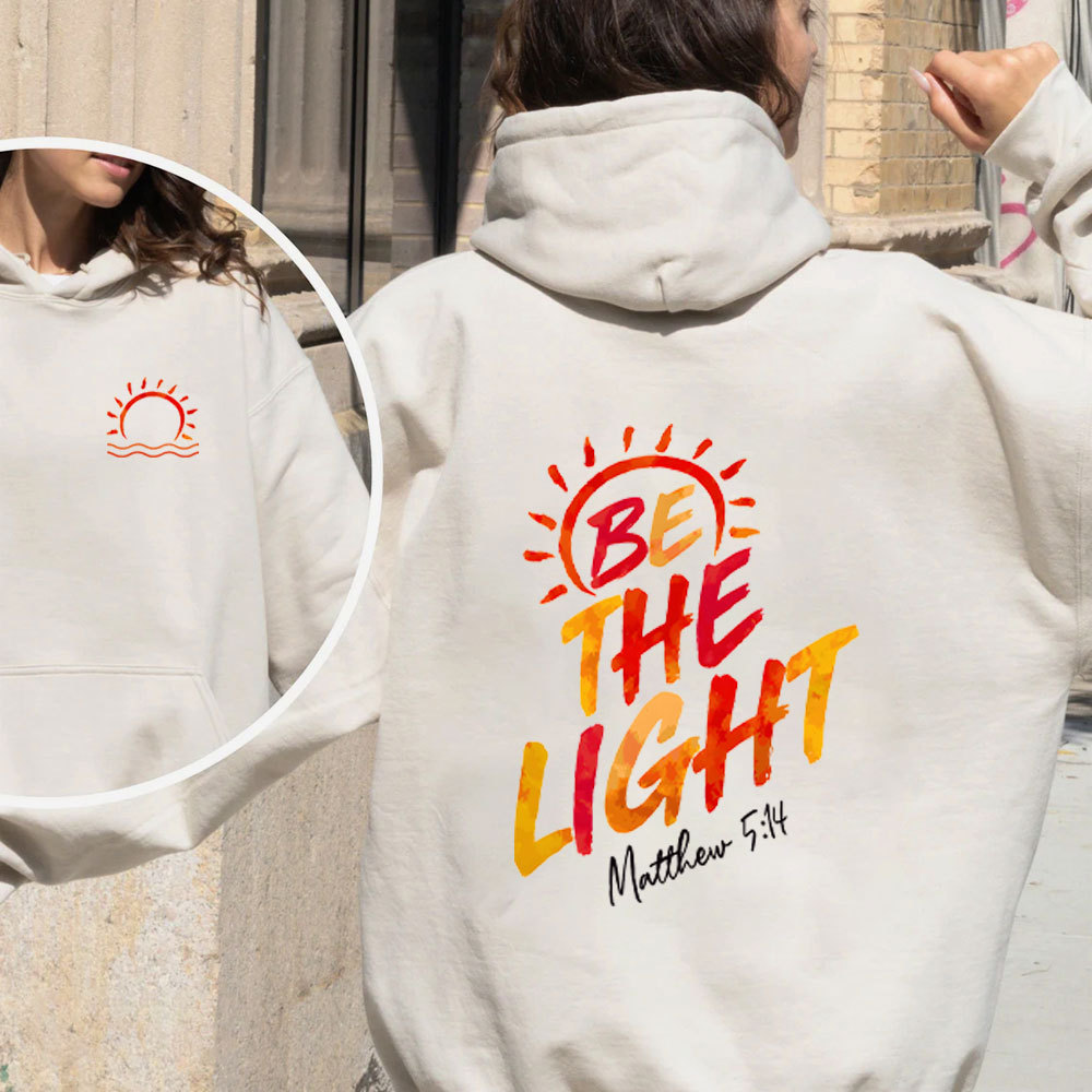 Be The Light Christian Fleece Hoodie Set