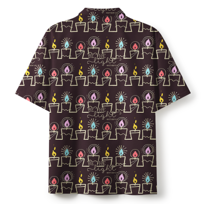 Be The Light Christian Brown Hawaiian Shirt 
