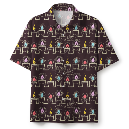Be The Light Christian Brown Hawaiian Shirt 