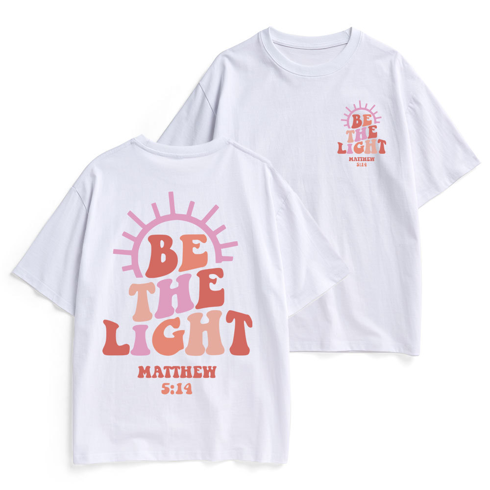 Be The Light Christian Heavy Cotton T-Shirt