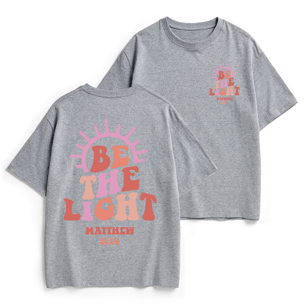 Be The Light Christian Heavy Cotton T-Shirt