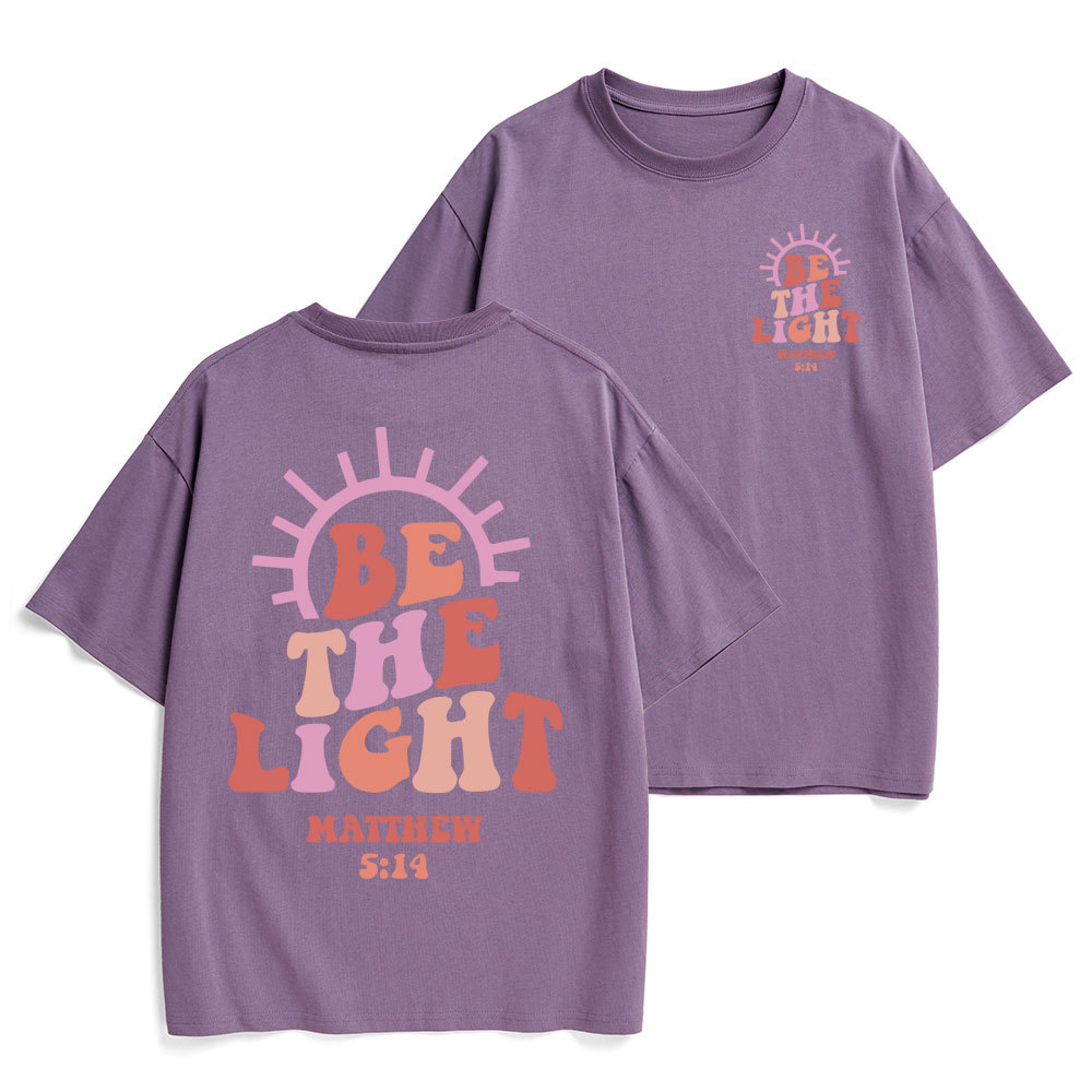 Be The Light Christian Heavy Cotton T-Shirt