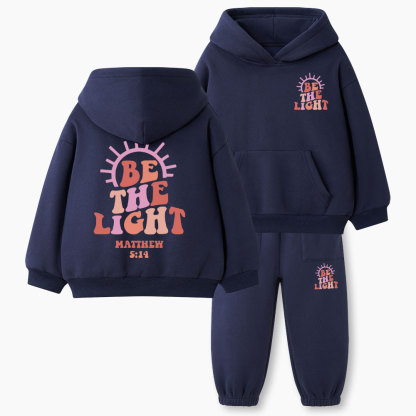 Be The Light Christian Kid Fleece Hoodie Set