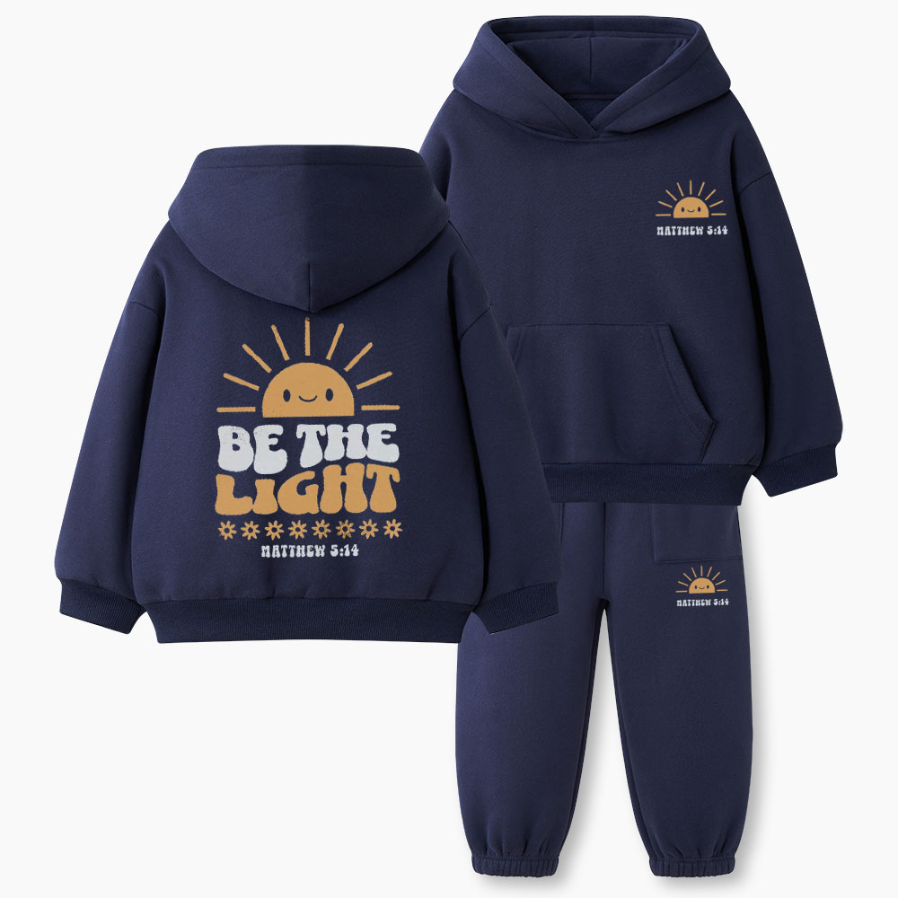Be The Light Christian Kid Hoodie Set