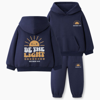 Be The Light Christian Kid Hoodie Set