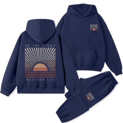 Be The Light Christian Premium Fleece Hoodie Set