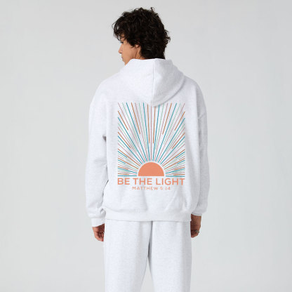 Be The Light Christian Premium Matching Fleece Hoodie Set