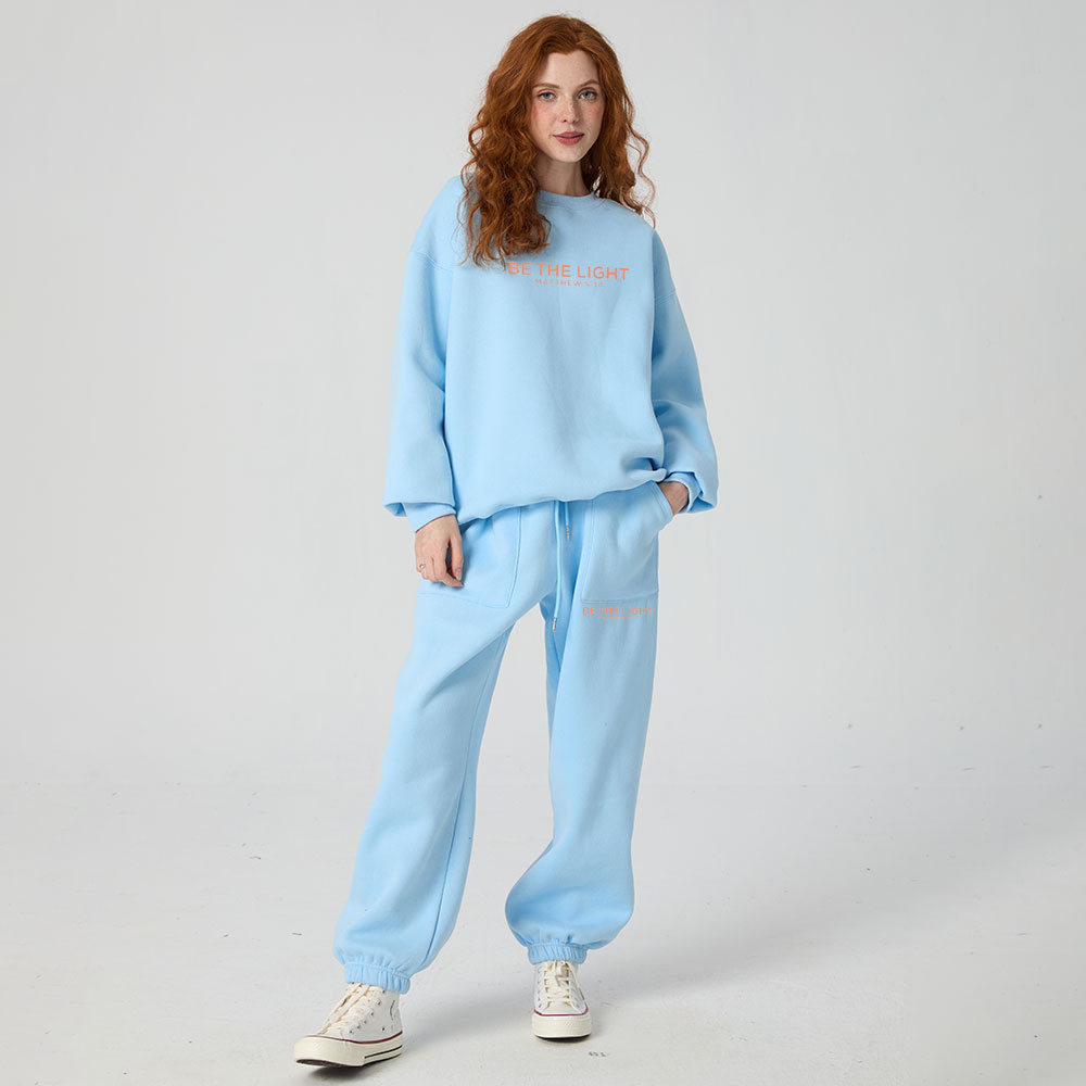 Be The Light Christian Premium Matching Fleece Hoodie Set