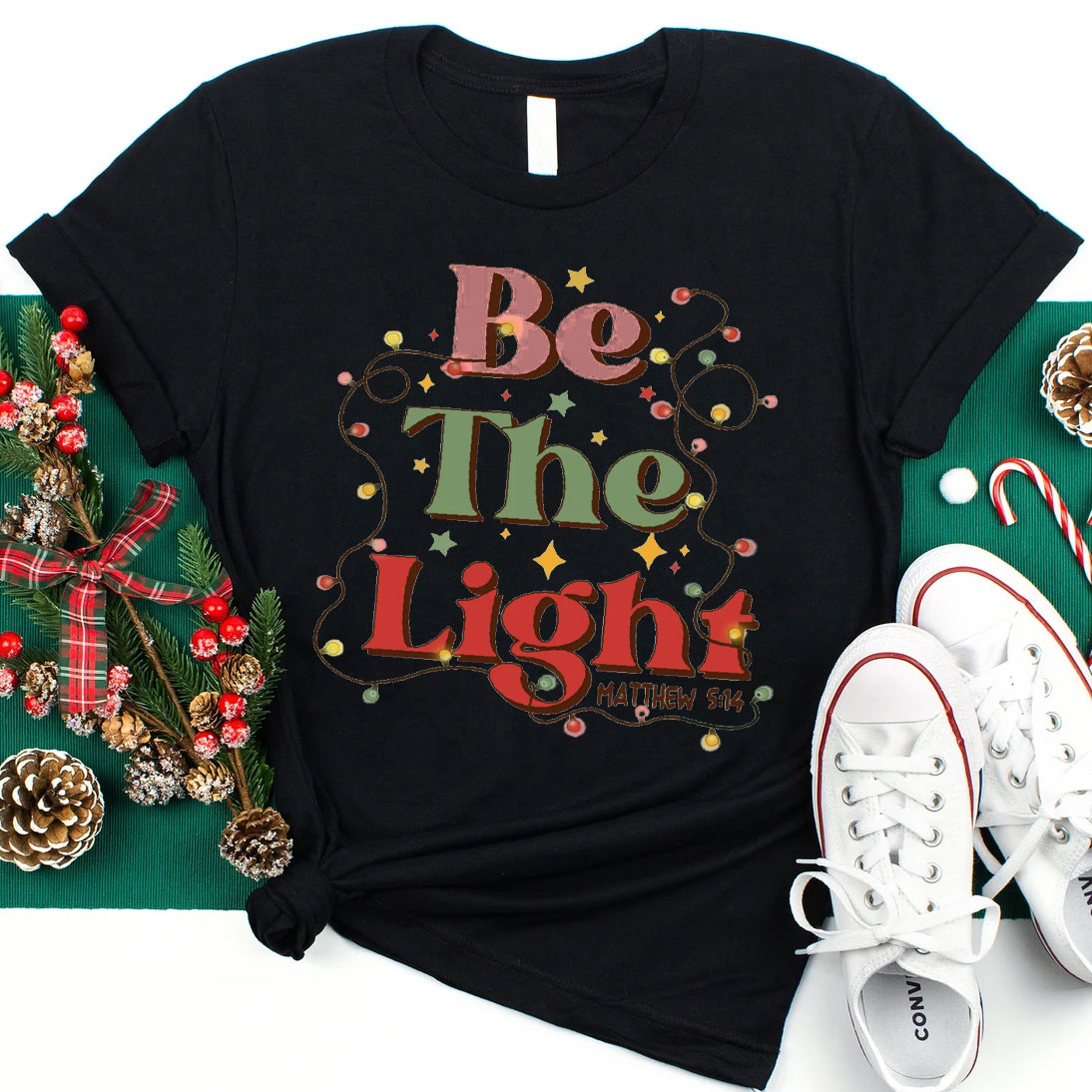 Be The Light Christian Tshirt