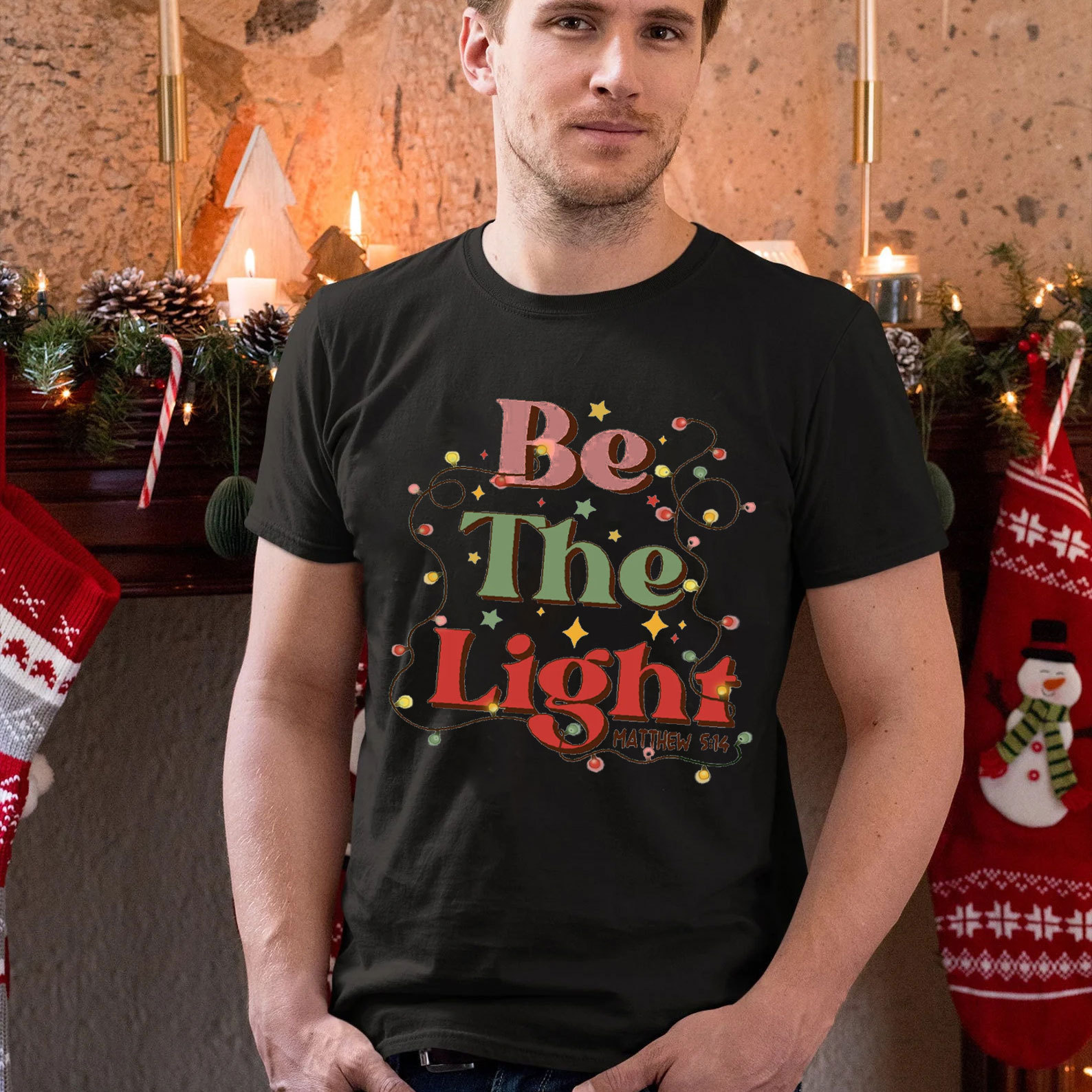 Be The Light Christian T-Shirt