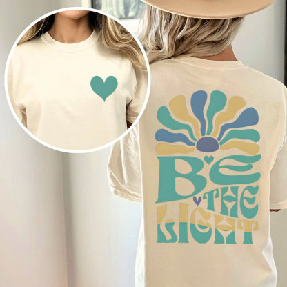 Be The Light Christian Washed T-Shirt