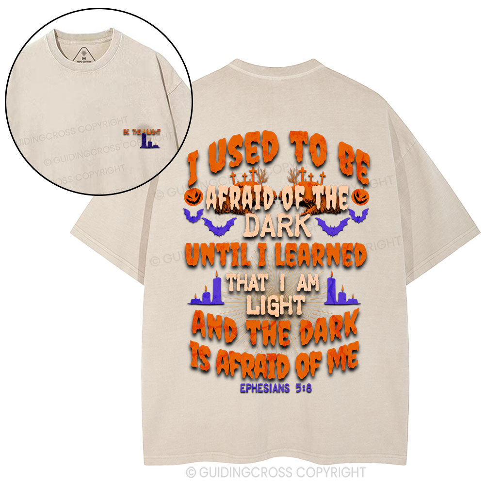 Be The Light Christian Washed T-Shirt