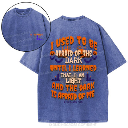 Be The Light Christian Washed T-Shirt