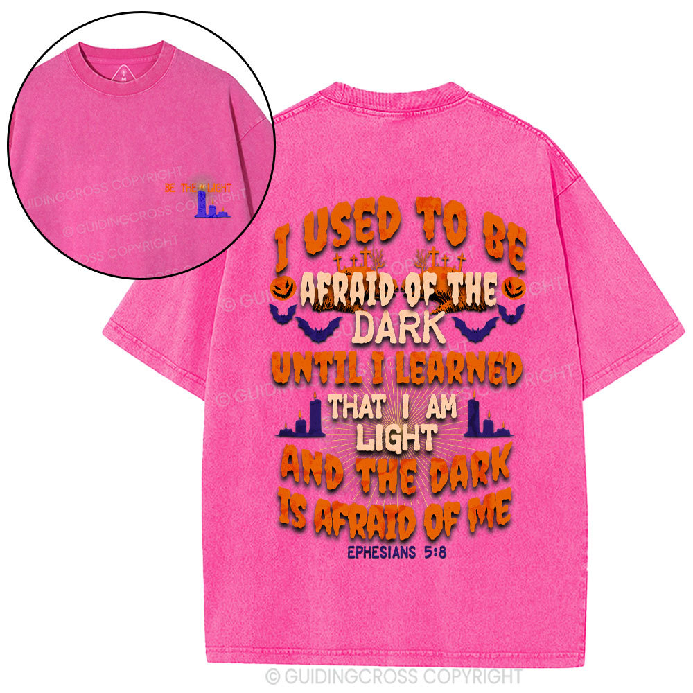 Be The Light Christian Washed T-Shirt