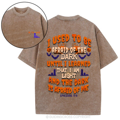 Be The Light Christian Washed T-Shirt
